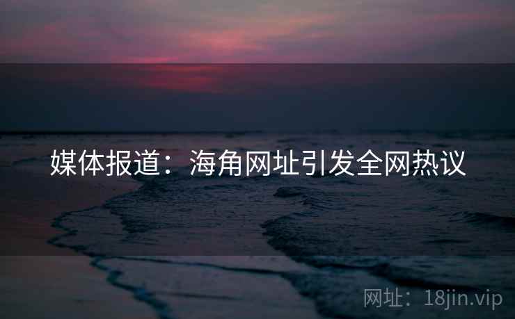 媒体报道：海角网址引发全网热议
